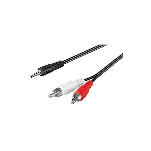 Kabel Audio Stereo Jack 3.5mm Na 2x Rca M/m 0,5m